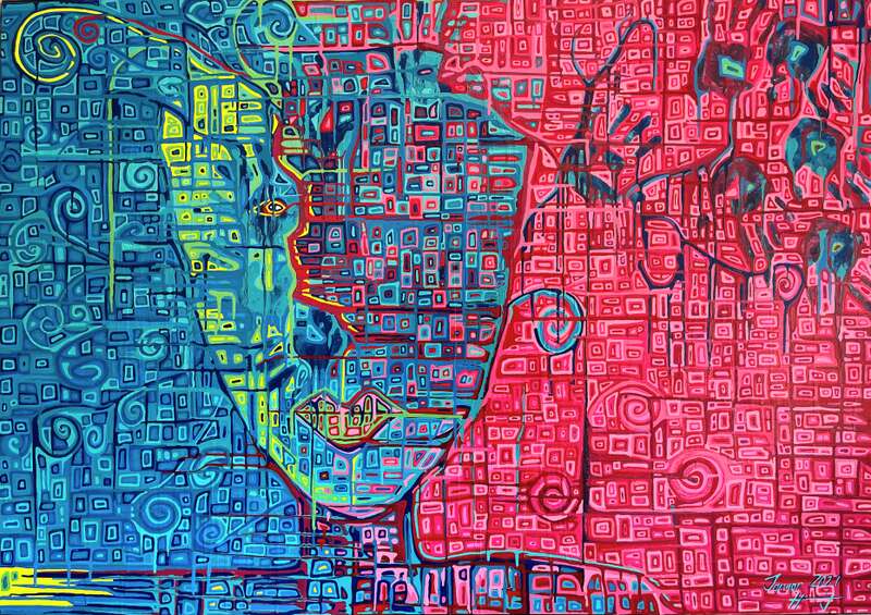 Maria Hennig: »royal blue«, Januar 2021