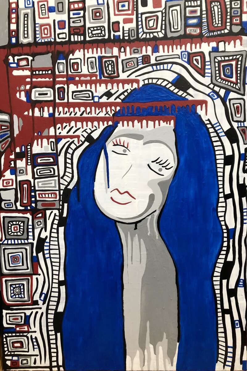 Maria Hennig: »blue eyes«, Januar 2024