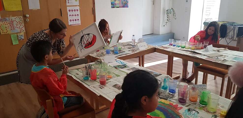 Maria Hennig: Kreative Arbeit mit Kindern im Breakout Café Berlin